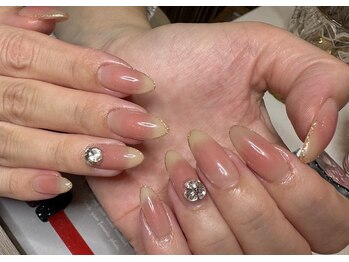 ジェイアンドシー(J&C)/チークネイル、vカードネイル
