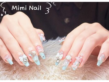 ミミネイルサロン(MiMiNailSalon)の写真/長さ出しのできるサロ【長さ出し10本×持ち込み×パーツ付け放題￥9,600～理想のワンホン＆映え爪を叶える