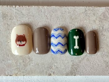 カラ ネイル 中津店(calla nail)/うちの柴犬