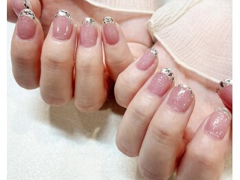 アンジュネイル(Angenail)/高級感☆ガラスフレンチ