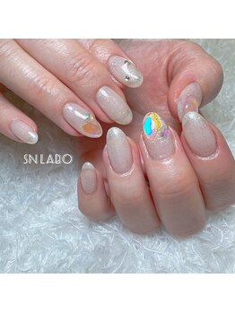スマイル ネイル ラボラトリー(Smile nail laboratory)/オーロラストーンネイル