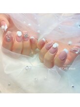 リッシュ ドゥ(RICHE deux)/ブライダルホワイトネイル