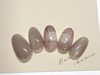 ココネイル(CoCo Nail)/秋チェックデザイン