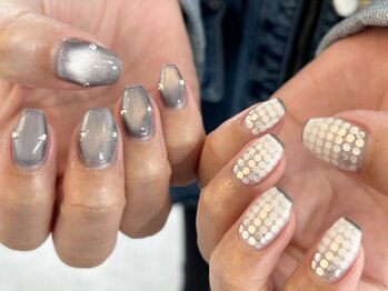 キャッツアイトーキョー 西荻窪店/ミラーボールネイル