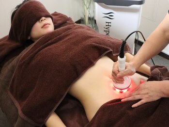 癒來 表参道店の写真/大人気【脂肪燃焼】ハイパーナイフ2部位+痩身リンパ 90分/むくみ・冷え性にも◎こだわりマシン×本格施術