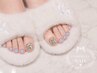 【フットネイル】FOOT 親指2本アート ¥5800