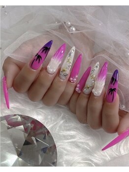 フィルネイル 古河店(FILL nail)の写真/【パーツ常時500種類以上！】トレンド最先端！パーツやカラーも多数。周りと差がつくネイルに！◎