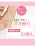 ワキ脱毛 ￥2,000｜都度払いで気軽に継続※女性専用