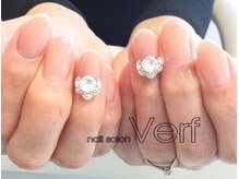ネイルサロン べルフ(nail salon Verf)/細ラメライン(#^^#)