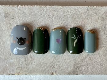 カラ ネイル 中津店(calla nail)/コアラさんのおかお。