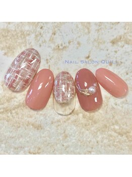 ネイルサロン クイル(QUILL)/１１月ツイード（１）