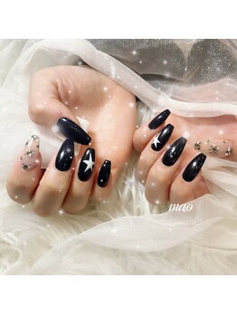 リンドネイル バイ モカ アンド ララ(Lind nail by moca and LaLa)/ネイビーネイル