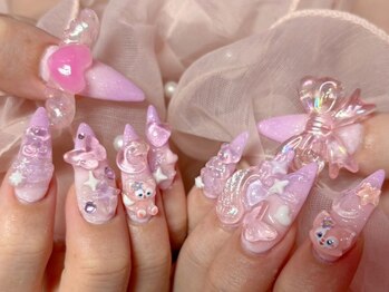 ベリッシモォセンスアーレ/ピンクネイル[大久保/ネイル]