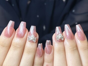 ウサギネイル 新大久保店(usagi nail)/リボンネイ