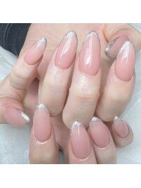 ラメフレンチ