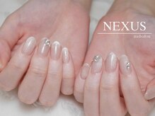 ネクサス(NEXUS)/マグネット×ビジューネイル