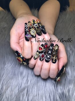 エスフィーネイルサロン ブリーユ(Esfy nailsalon Brille)/持ち込みパーツネイル