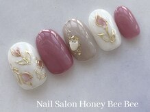ハニービービー(Honey Bee Bee)/チューリップandシェルネイル