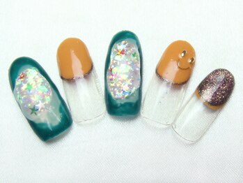 ユースタイル 新宿店(U-style)/星ホログラムネイル