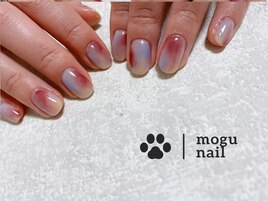 カラフルマーブル/春ネイル