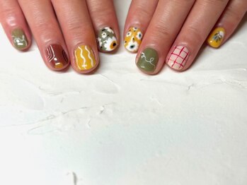 ハグ 浦和(hug)/北欧フラワーネイル