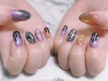 ネイル ファンシーファング(nail_fancy_fang)/大人可愛いハロウィンネイル