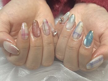 チェックネイル