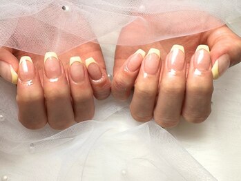 パステルイエローフレンチ♪