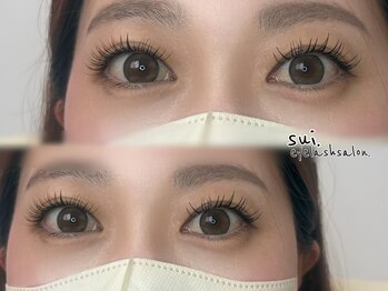 スイ(sui.)の写真/【リフエク】LEDエクステとラッシュリフトを組み合わせて自まつ毛とより一体感のあるぱっちりした目元に♪
