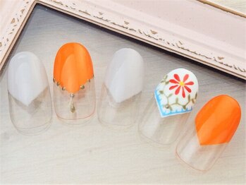 ネイルズガッシュ 武蔵小山店(NAILsGUSH)/北欧フラワー♪