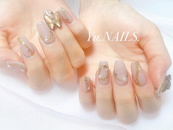 ユーネイルズ 恵比寿(Yu.NAILS.)/アクセサリーネイル◎蝶々パール