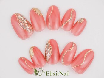 エリクサーネイル 池袋(Elixir Nail)/定額a シンプル/クーポン使用