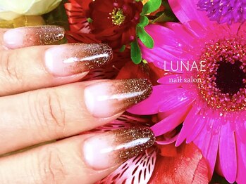 ルナエ 印西牧の原(LUNAE)/スカルプ+ラメグラデーション