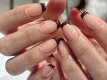 ミリ 難波(Mili)/フレンチネイル/ボルドーネイル