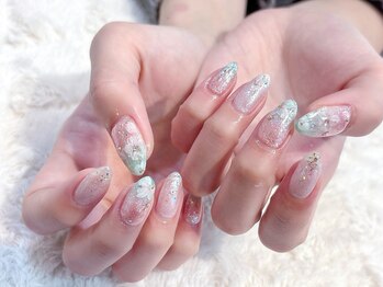 #桜ネイル #ラメネイル