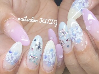 ネイルサロン キリグ(KILIG)の写真/持ち込みからサンプルまで、手描きアートもお任せください☆
