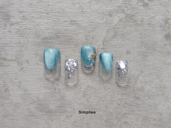 シンプリー 西荻窪店(Simpliee)/波打ち際ネイル