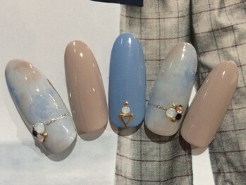 ネイルサロン リリオ(Nail Salon Ririo)/冬おとなタイダイネイル