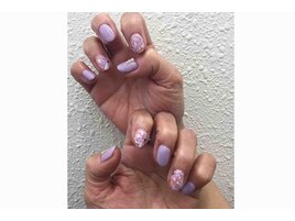 お花ネイル_4500円　オフ半額