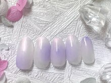 ネイルサロン ロゼプリュム/紫陽花ネイル