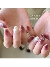 モナールアンド(MONNAL&)/ぶどうニュアンスネイル