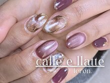 フェロン 小倉店(feron.)/カフェラテネイルデザイン♪