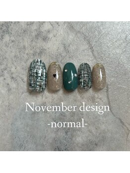 エトワールネイル 高崎筑縄町店(Etoile nail)/24年11月ノーマルハンド定額