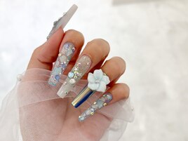 ★プルメリアロングネイル★