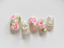 シエール 池袋東口店(ciere)/フラワーニュアンスネイル