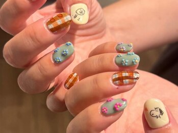 ユヌ(une)の写真/《Instagramからの予約も多数!》ハイセンスな手描きアートと丁寧な仕上がり。見る度にときめく手元に♪