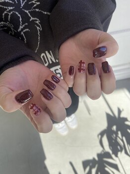 アンジュクレール(Ange Clair)/チェックネイル