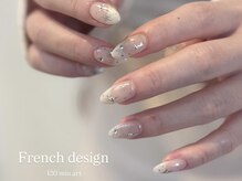 リン 恵比寿(RiN.)/フレンチアートネイル　akane