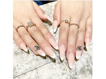 ラウンジ 町田店(RounGe)/【スカルプ】フレンチ×ダイヤ