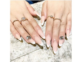 ラウンジ 町田店(RounGe)/【スカルプ】フレンチ×ダイヤ